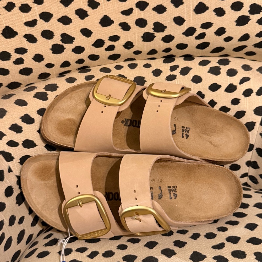 Birkenstock Women's Arizona Tan Sandals - Picture 2 of 6